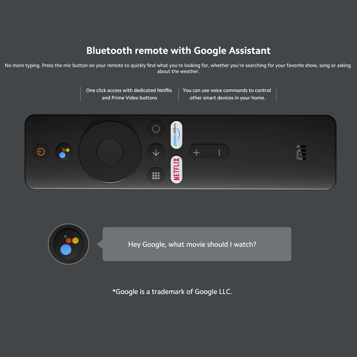 Xiaomi Mi USB TV Stick with Bluetooth Voice Remote Direct USB Smaller Yet More Powerful - MDZ-24-AB
