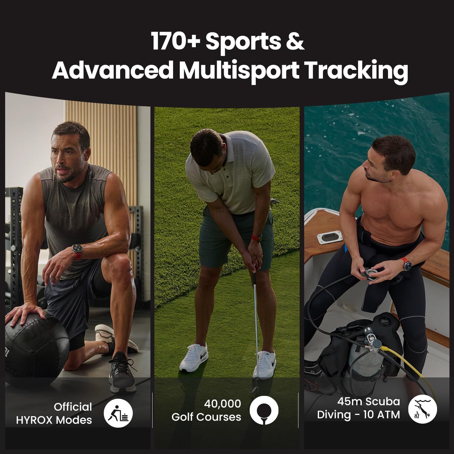 Amazfit Balance 2 Smart Watch 47mm AMOLED Sapphire Glass Display, Offline Maps, Dual Band GPS, 21 Days Battery, 170+ Sport Modes, Hyrox & Golf Mode, Heart Rate & Sleep Tracker for Android & iPhone