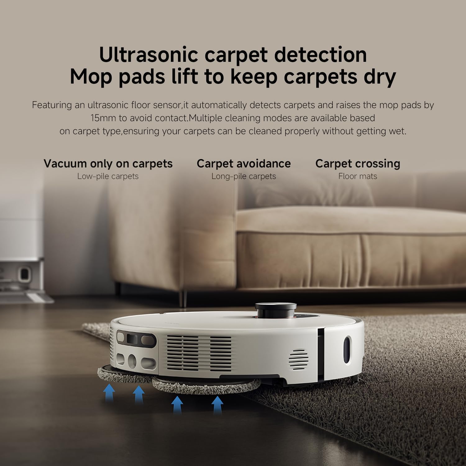 Xiaomi Robot Vacuum 5 – 20000Pa Powerful Suction, Lifting LDS for Low Furniture, Anti-Tangle, Smart Floor Cleaning, All-in-One Station (X20 Max Upgraded)