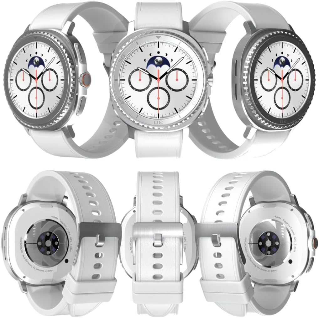 SAMSUNG Galaxy Watch 8 Classic | 46mm, Rotating Bezel | AI Smartwatch w/ 1.34" AMOLED, Wear OS 6, Wi-Fi, Bluetooth, GPS Fitness Tracker, IP68, MIL-STD-810H | International Model L500 | w/Fast Charger,