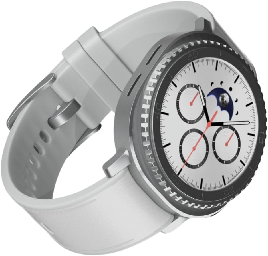 SAMSUNG Galaxy Watch 8 Classic | 46mm, Rotating Bezel | AI Smartwatch w/ 1.34" AMOLED, Wear OS 6, Wi-Fi, Bluetooth, GPS Fitness Tracker, IP68, MIL-STD-810H | International Model L500 | w/Fast Charger,