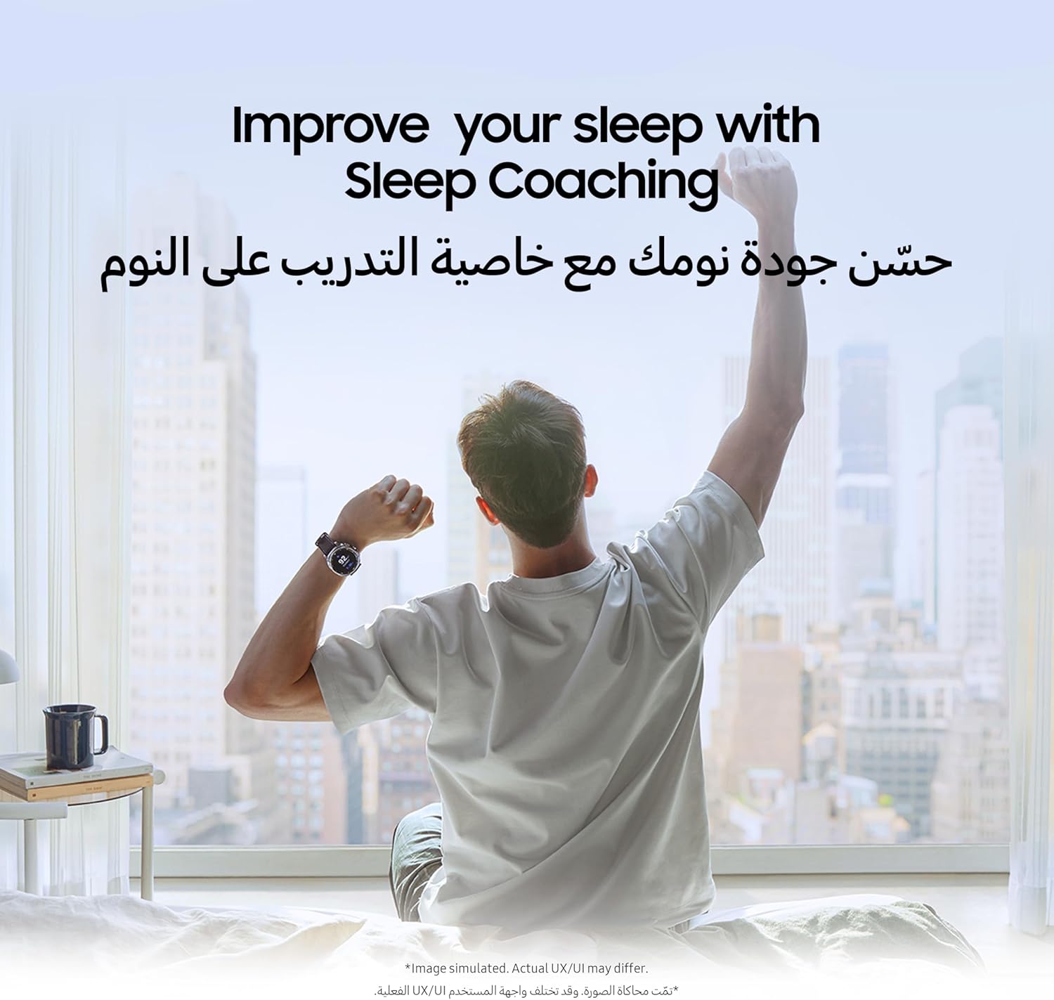 Samsung Galaxy Watch8 Classic White, LTE, 46mm Smartwatch, Cushion Design, Rotating Bezel, Quick Button, 3nm Processor, Sleep Coaching, Running Coach (UAE Version)