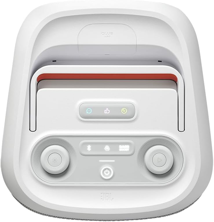 JBL PARTYBOX Club 120 Portable Party Speaker Bundle with Additional Battery 200 (White)