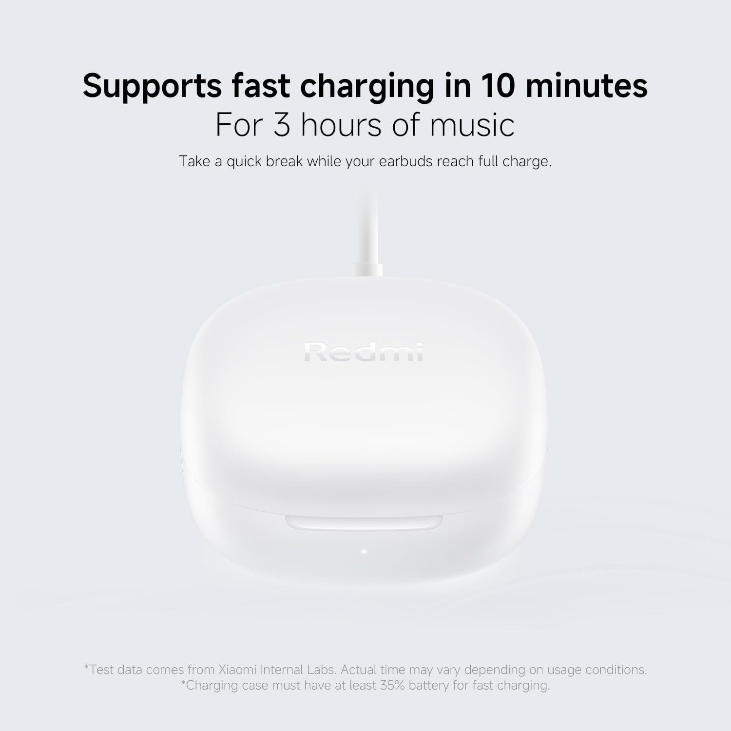 Xiaomi Redmi Buds 6 Play - In-Ear Headphones, 36h Battery Life, 10 mm Dynamic Driver with 4 EQ Settings, AI Noise Cancelling for Calls, Bluetooth 5.4, Quick Charge for 3h Music in 10 Minutes, Pink