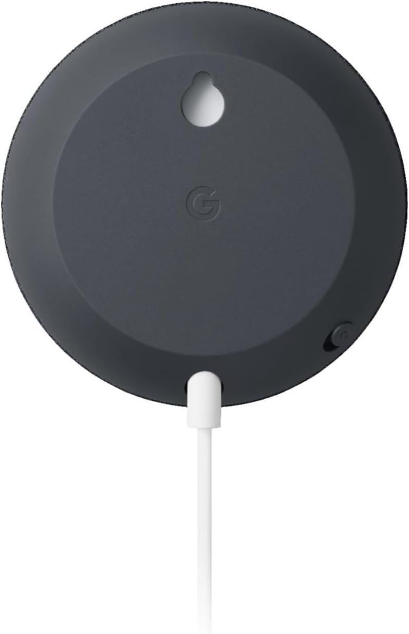 Google Nest Mini 2nd Generation Smart Speaker with Google Assistant - Charcoal