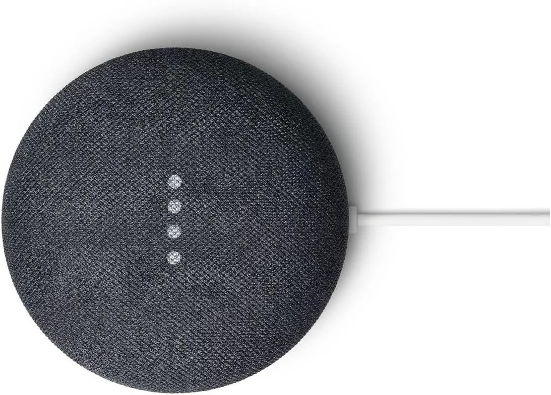 Google Nest Mini 2nd Generation Smart Speaker with Google Assistant - Charcoal