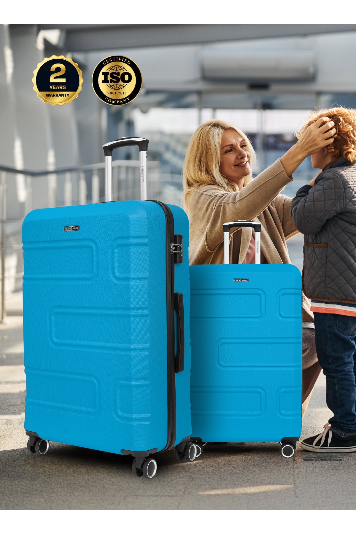 Cabin Size Lightweigh ABS Hardside Spinner Luggage Trolley -20 Inch | Carrying 10KG 4-Wheel Hardshell Suitcase Blue