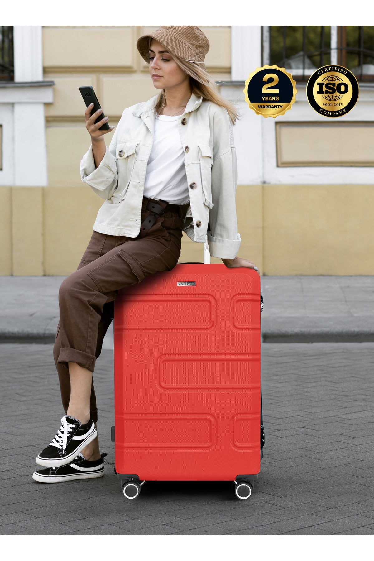 Cabin Size Lightweigh ABS Hardside Spinner Luggage Trolley -20 Inch | Carrying 10KG 4-Wheel Hardshell Suitcase Black