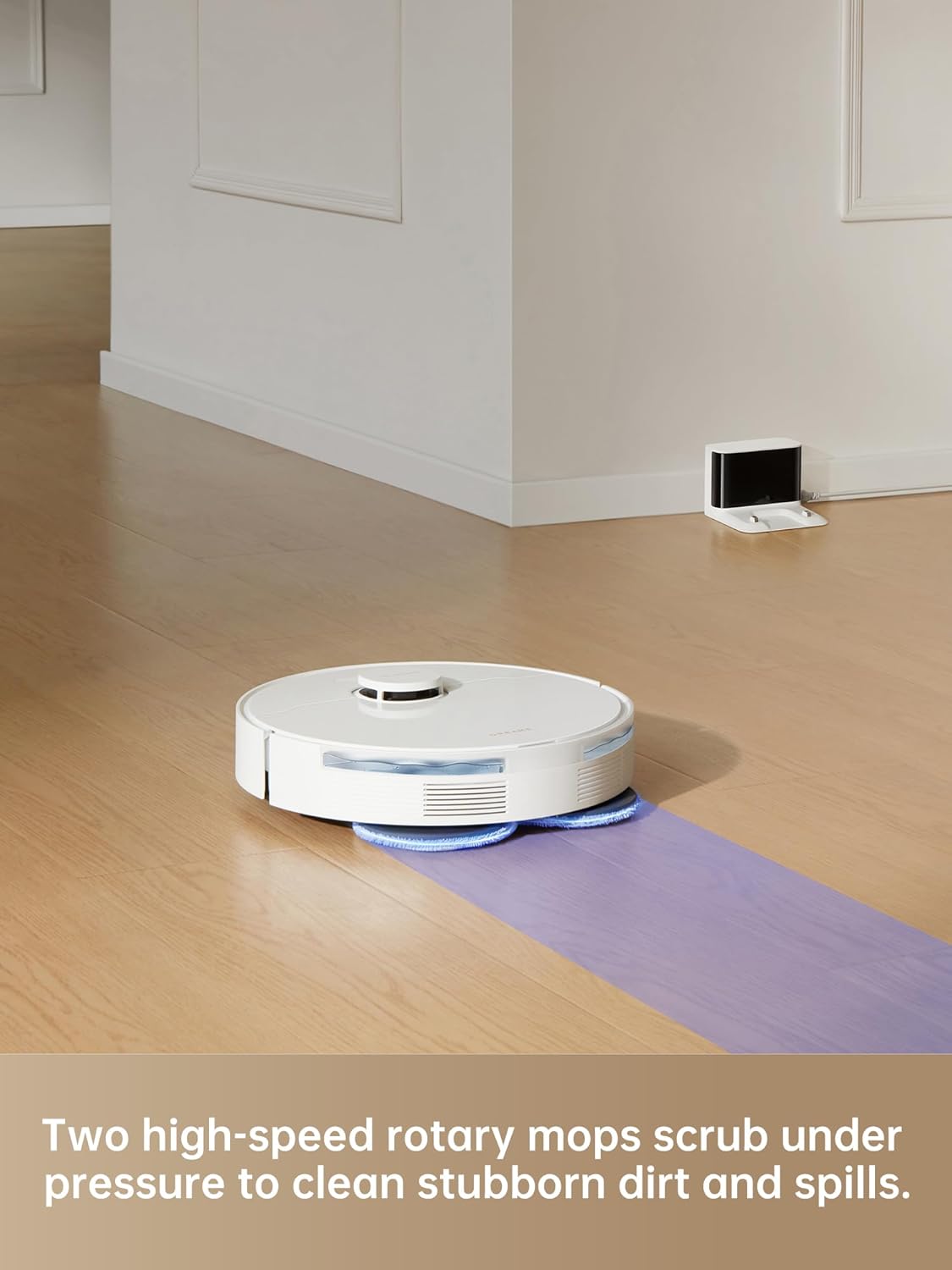 Dreame L10s Pro Gen 2 Robot Vacuum with Mop, 7000Pa Suction, DuoScrub Mopping, 7mm Auto Lifting Mop, Ultrasonic Carpet Detection, Ideal for Pet Hair, Hard Floor and Carpet, 2 Years Warranty