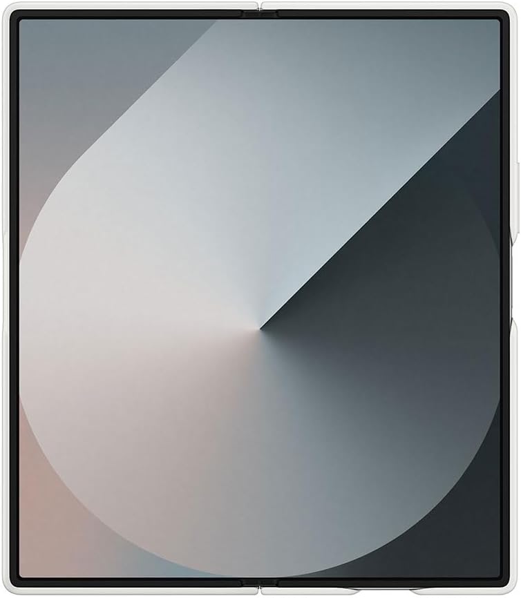 Samsung Galaxy Z Fold6 Silicone Grip Case with Stand, White