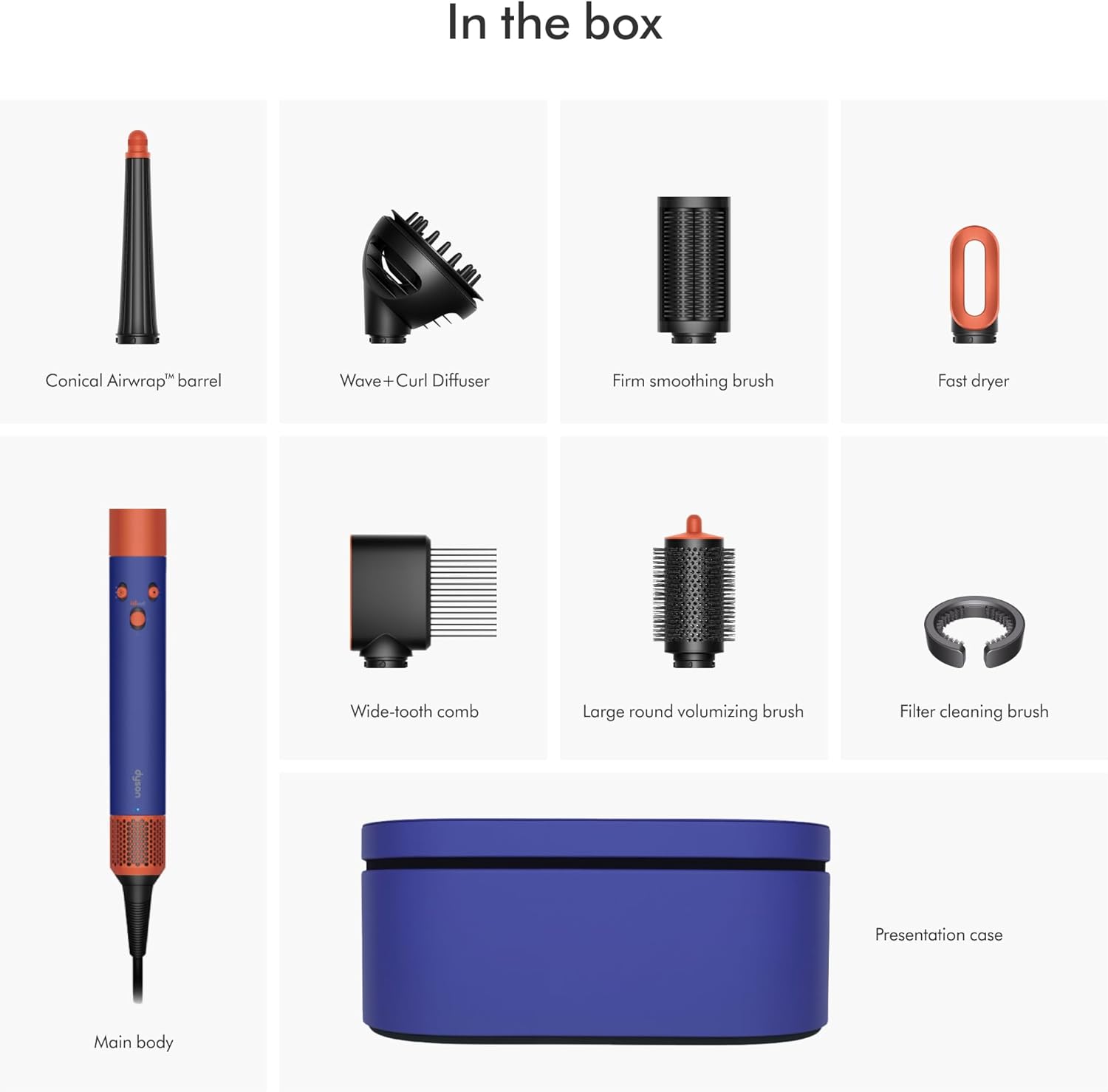 Dyson Airwrap I.D. Multi-Styler And Dryer Curly+Coily In Vinca Blue And Topaz - International Version