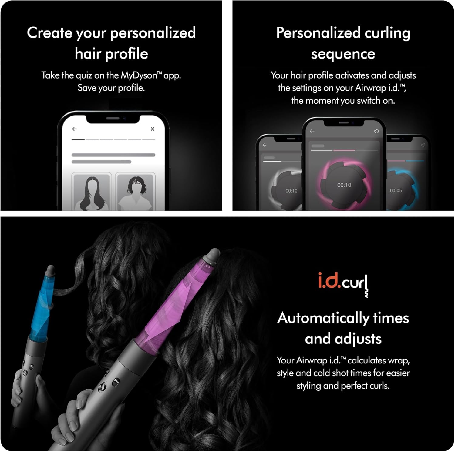 Dyson Airwrap I.D. Multi-Styler And Dryer Curly+Coily In Vinca Blue And Topaz - International Version