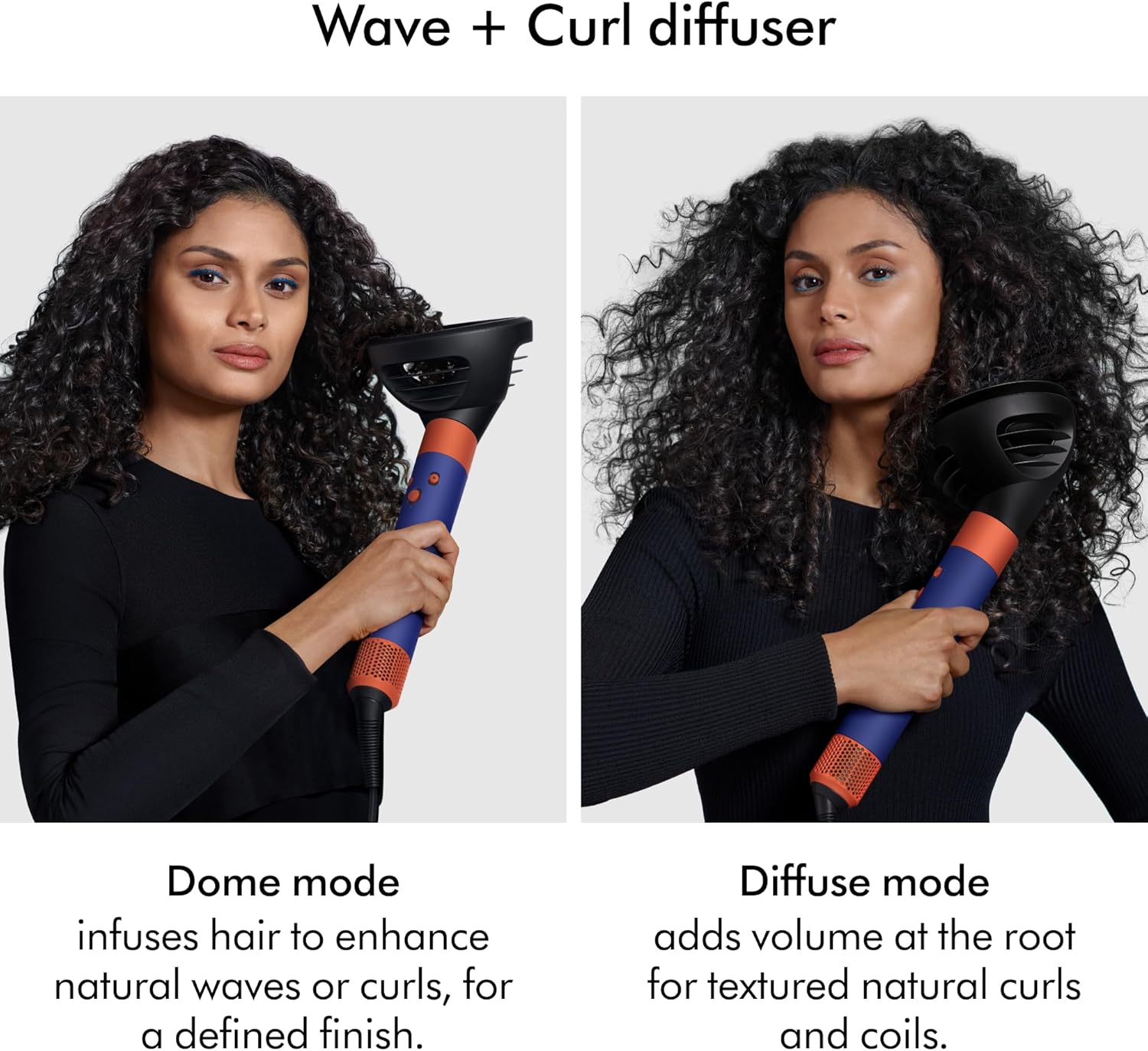Dyson Airwrap I.D. Multi-Styler And Dryer Curly+Coily In Vinca Blue And Topaz - International Version