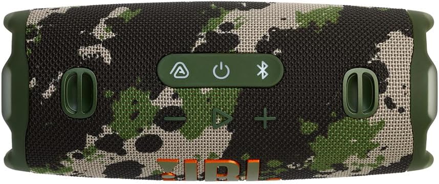 JBL Charge 6 Waterproof Portable Speaker Bundle with gSport Carbon Fiber Case (Camo)