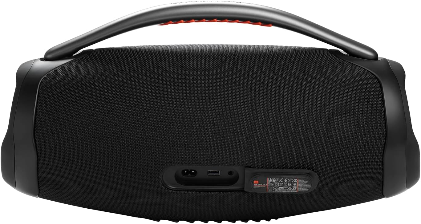 JBL Boombox 3 Bluetooth Speaker - Black, JBLBOOMBOX3BLKAM, JBLBOOMBOX3BLKUK