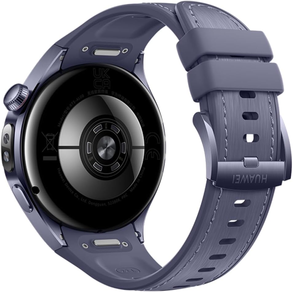 HUAWEI WATCH 5 46mm Smartwatch, Multi-sensing X-TAP technology, Real-Time Fingertip Blood Oxygen, Health Glance, eSIM, 2-Battery Modes, Intuitive Smart Gestures, Compatible with iOS & Android, Purple