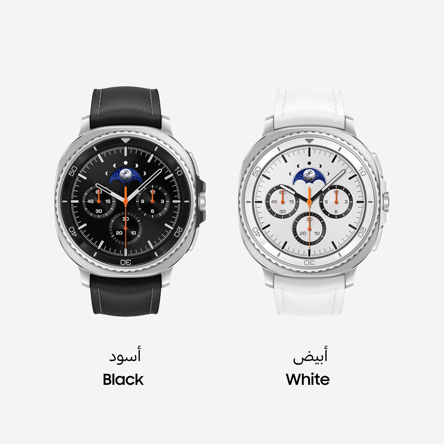 Samsung Galaxy Watch8 Classic Black, Bluetooth, 46mm Smartwatch, Cushion Design, Rotating Bezel, Quick Button, 3nm Processor, Sleep Coaching, Running Coach (UAE Version)