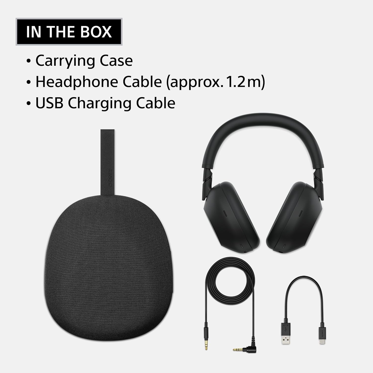 Sony WH-1000XM6 The Best Wireless Noise Canceling Headphones, HD NC Processor QN3, 12 Microphones, Adaptive NC Optimizer, Mastered by Engineers, Studio-Quality, 30-Hour Battery, Black