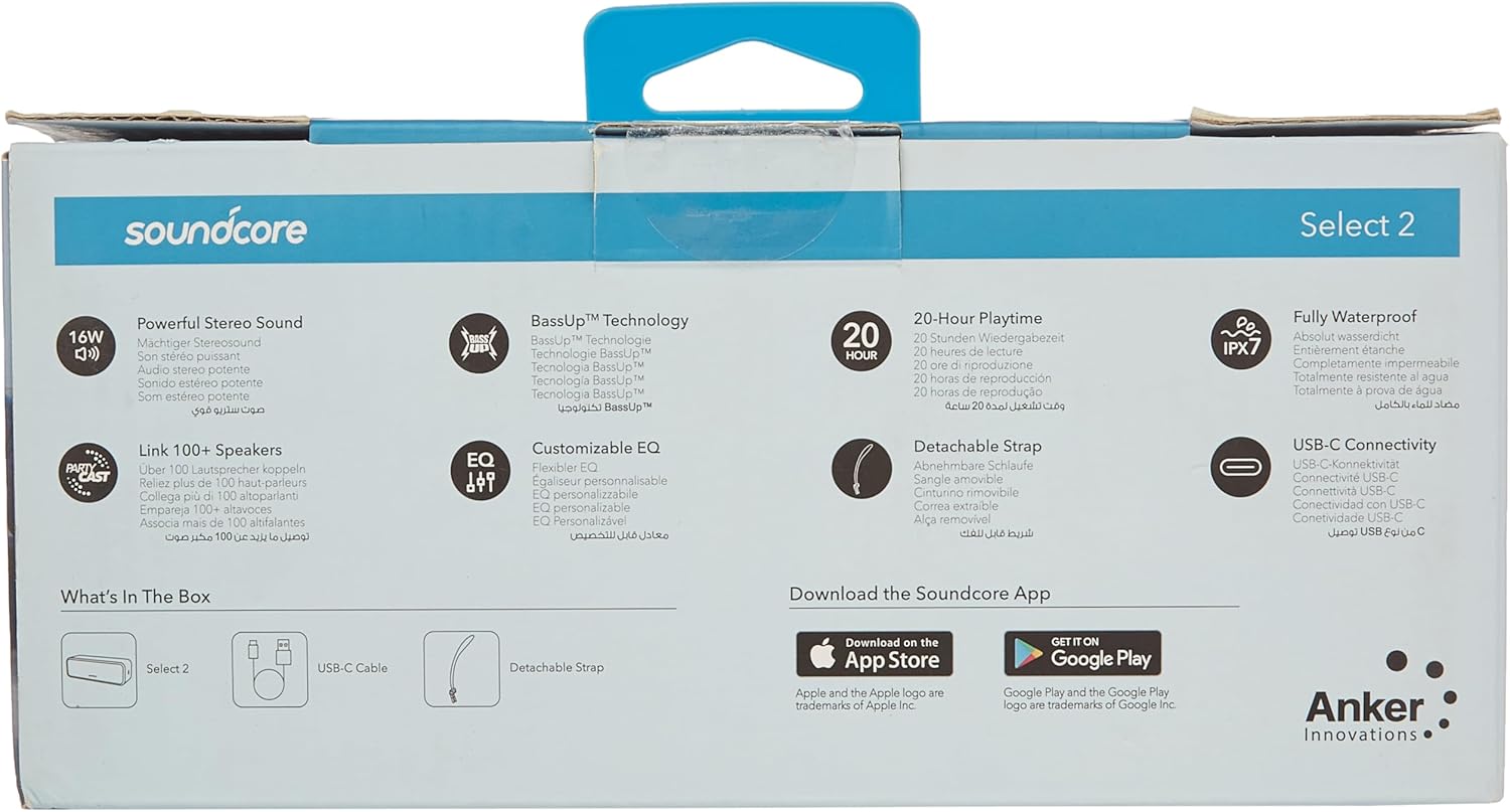 Anker SOUNDCORE SELECT 2 BLACK, Bluetooth