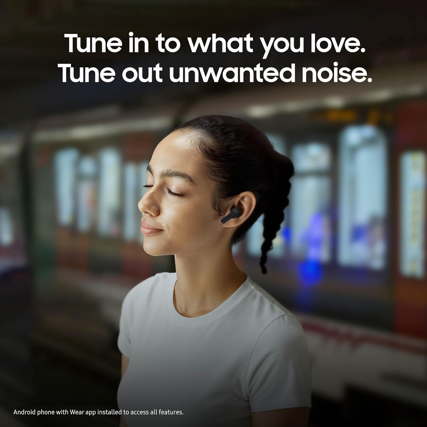 SAMSUNG Galaxy Buds 3 FE (2025) True Wireless Bluetooth Earbuds, Active Noise Cancellation, Powerful Sound, Clear Calls, Long Lasting Battery, Hands Free AI, Gray