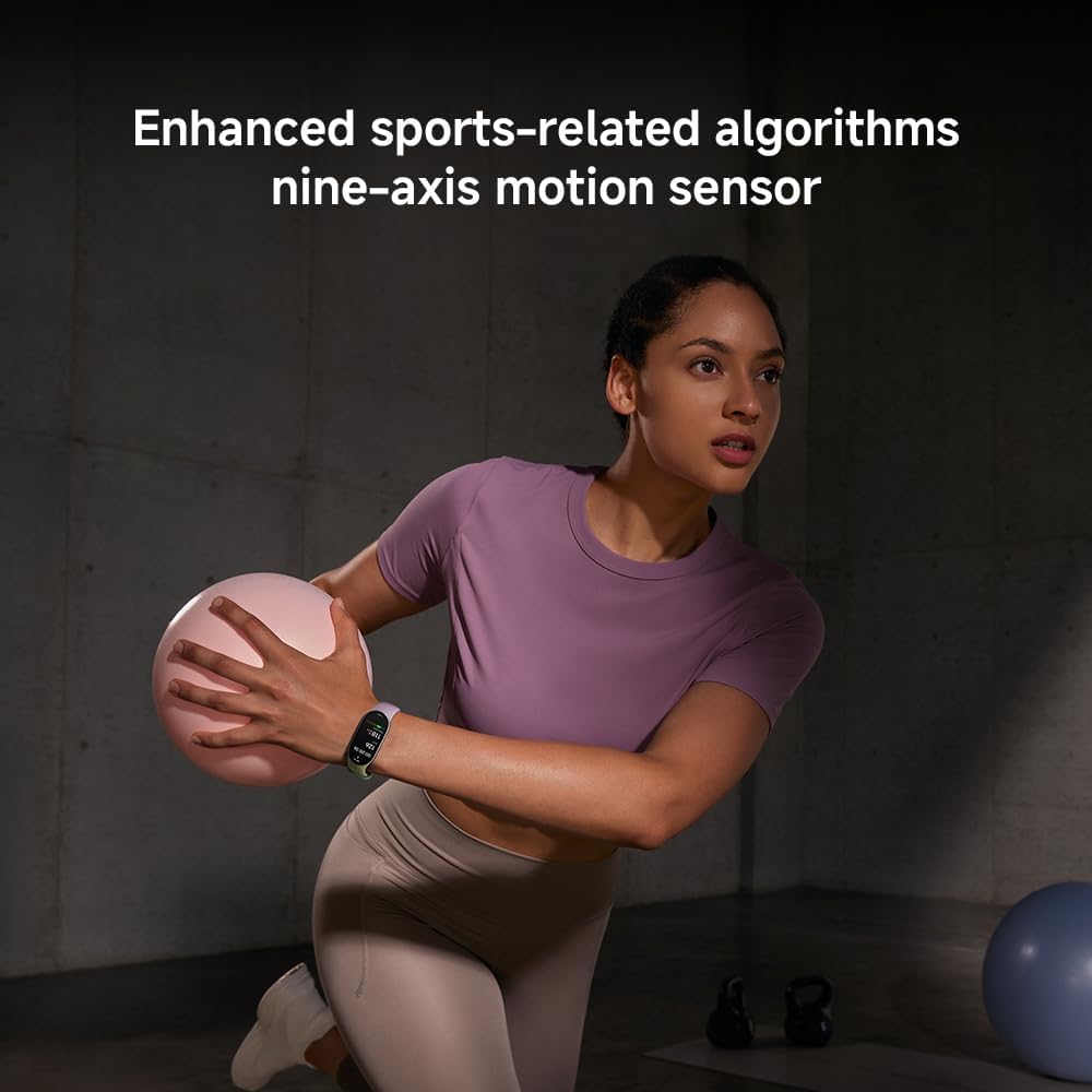 Xiaomi Smart Band 10 Mystic Rose | 1.72''AMOLED Narrow-edge Quadrilateral Display | Professional Workout Analysis | Up to 21-days Battery Life