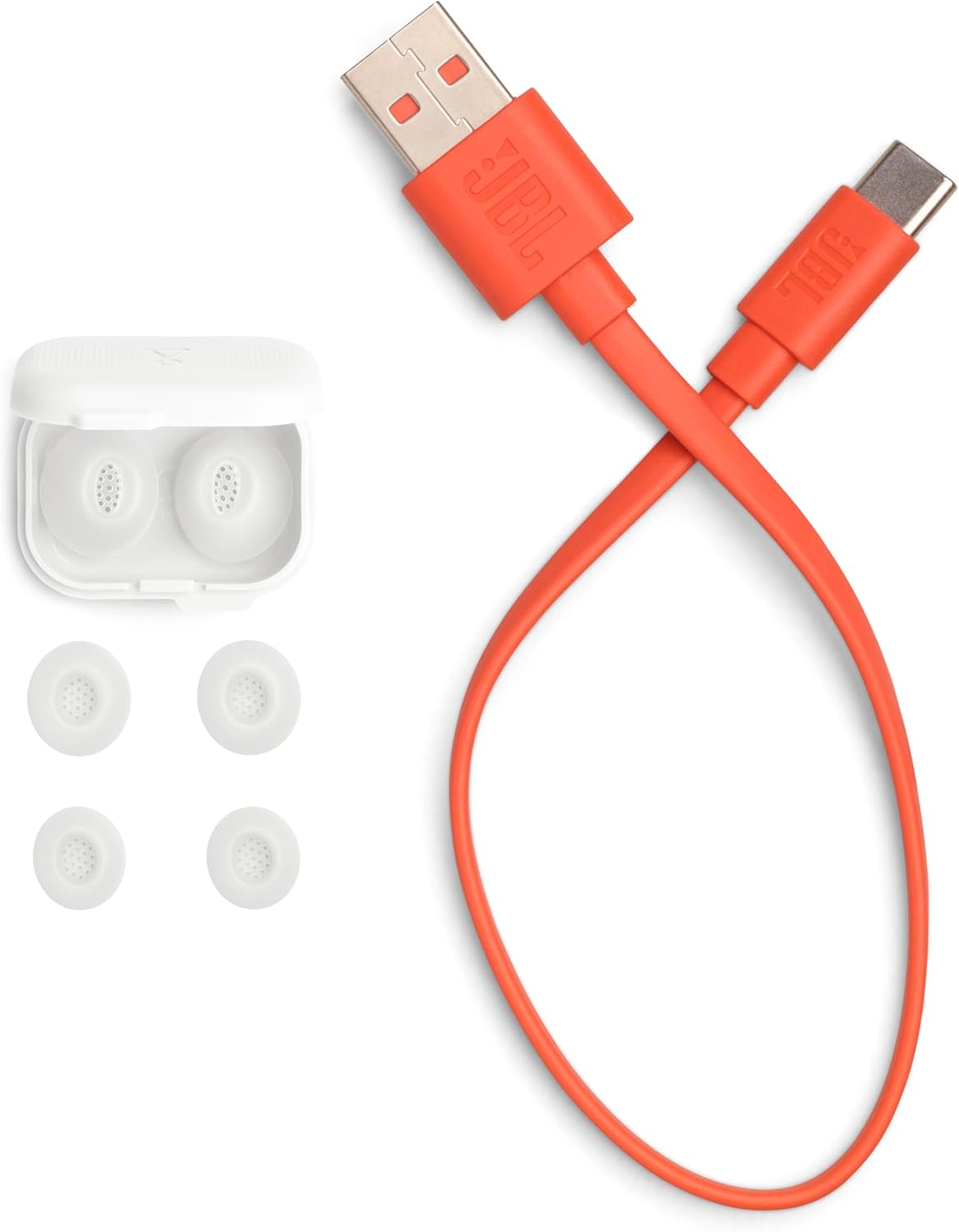 JBL Tune Flex 2 - True Wireless Noise Cancelling Earbuds Spatial Sound and Smart Ambient Technology, 6 mics for Perfect Calls, up to 48Hrs of Playback, IP54 Dust & Water Resistant (White)