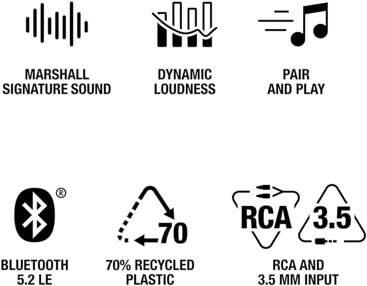 Marshall Stanmore III 50W Premium Home Wireless Speaker, Black, One Size