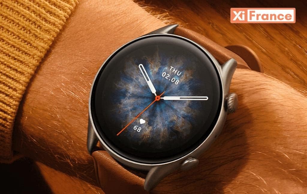 Amazfit GTR 3 Pro Smart Watch 1.45" Ultra HD AMOLED Display 24hrs Health Monitoring 150+ Sports Mode Fitness Watch | Built-In Alexa & GPS | 12-Days Long Battery Life | 5 ATM Water Resistant - Brown