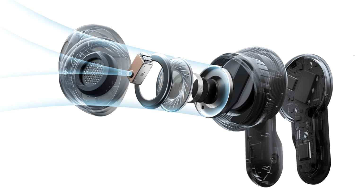 JBL Tour Pro 3 - True Wireless Noise Cancelling Earbuds with Smart Charging Case, Legendary Pro Sound with Hybrid Dual-Driver, Spatial 360 Sound with Head Tracking (Black)