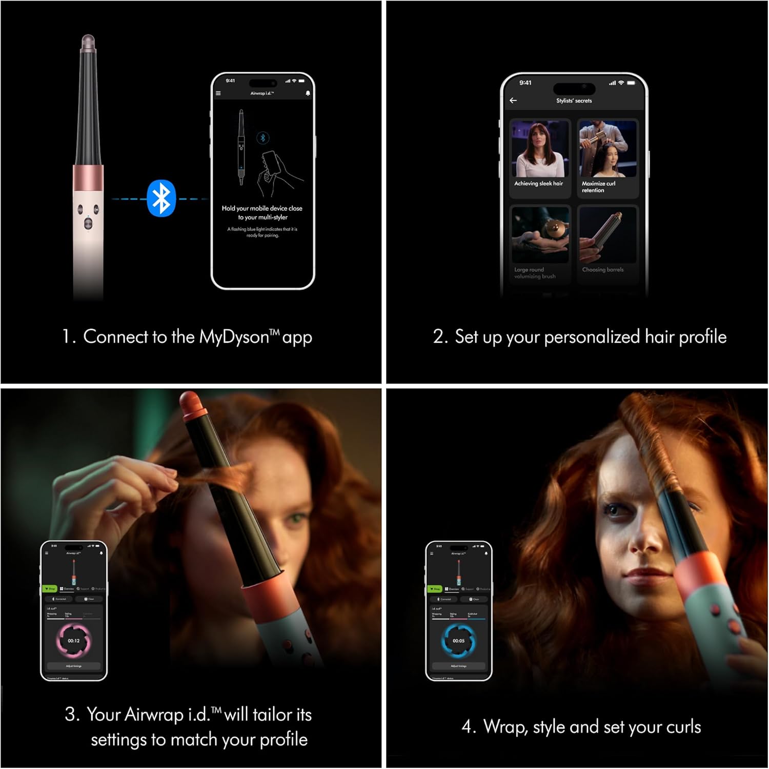 Dyson Airwrap i.d. Multi-Styler and Dryer Straight+Wavy in Amber Silk