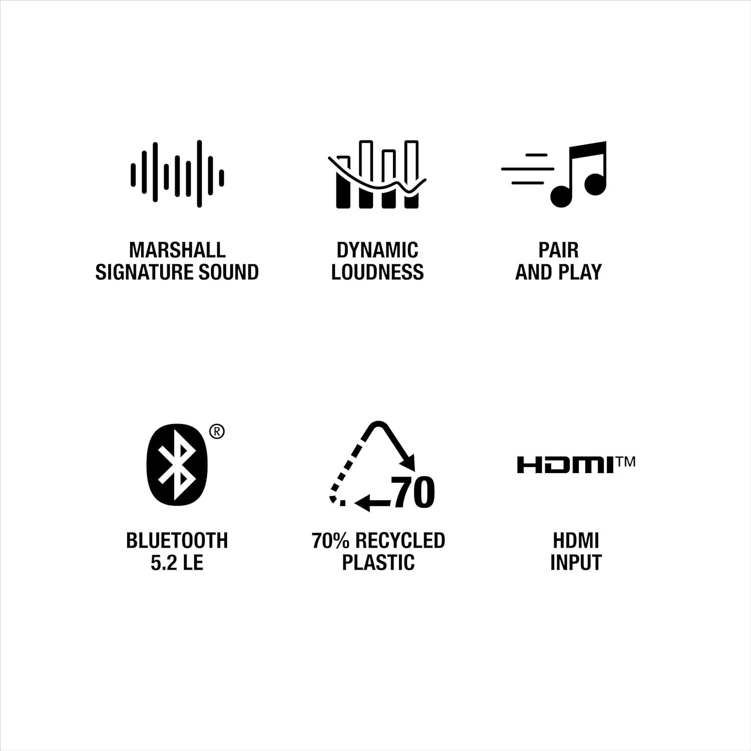 Marshall Woburn III 120W Premium Home Wireless Speaker with Bluetooth 5.2 and Multiple Inputs - Enjoy signature Marshall sound | Black