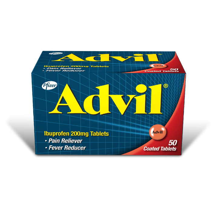 Advil 200MG 50 Tablets
