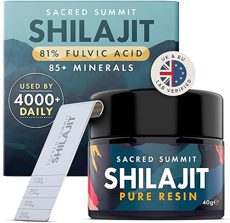 Authentic Shilajit Resin, Organic, Vegan, Ethically Sourced | Independently Lab-Tested in UK