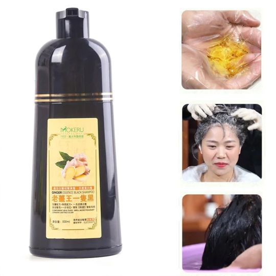 Original Mokeru Black Hair Shampoo