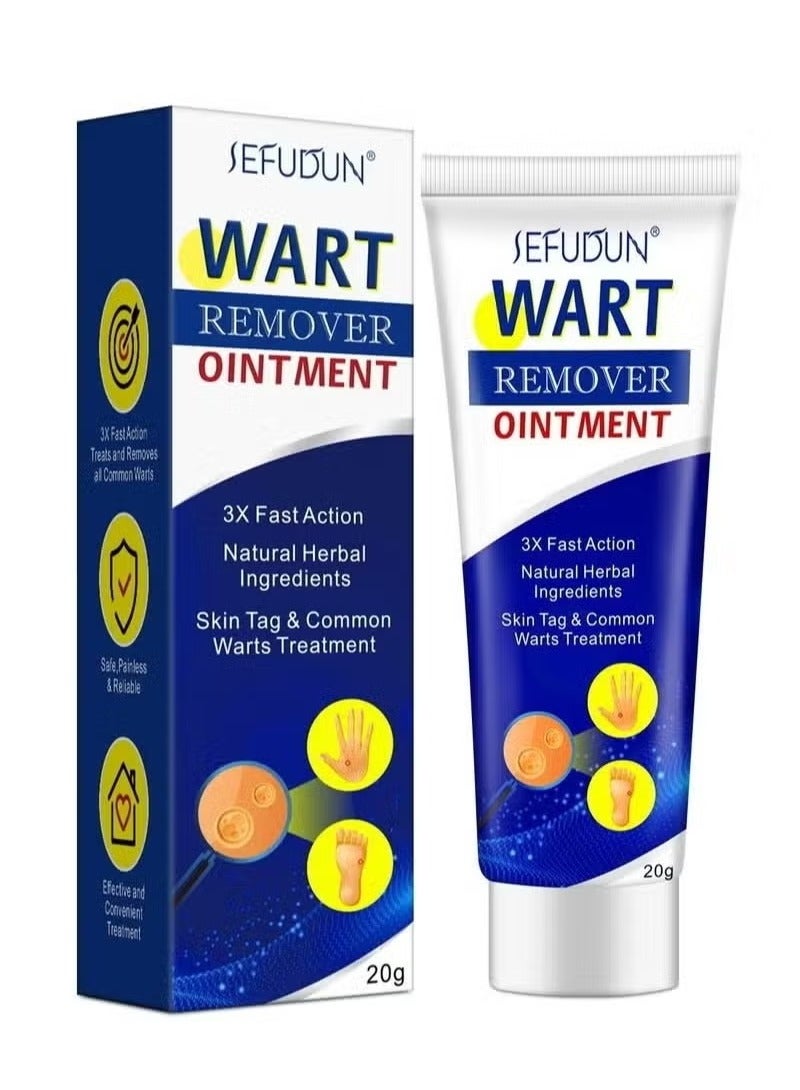 Wart Removal Ointment Natural Herbal Wart Remover Treatment Skin Repair Cream Against Moles Warts Use On Any Parts Of Body 20g