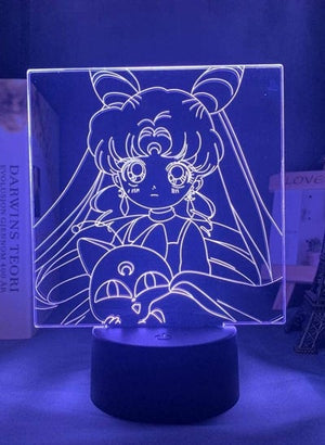 Figurine Sailor Moon avec Chibi Moon
