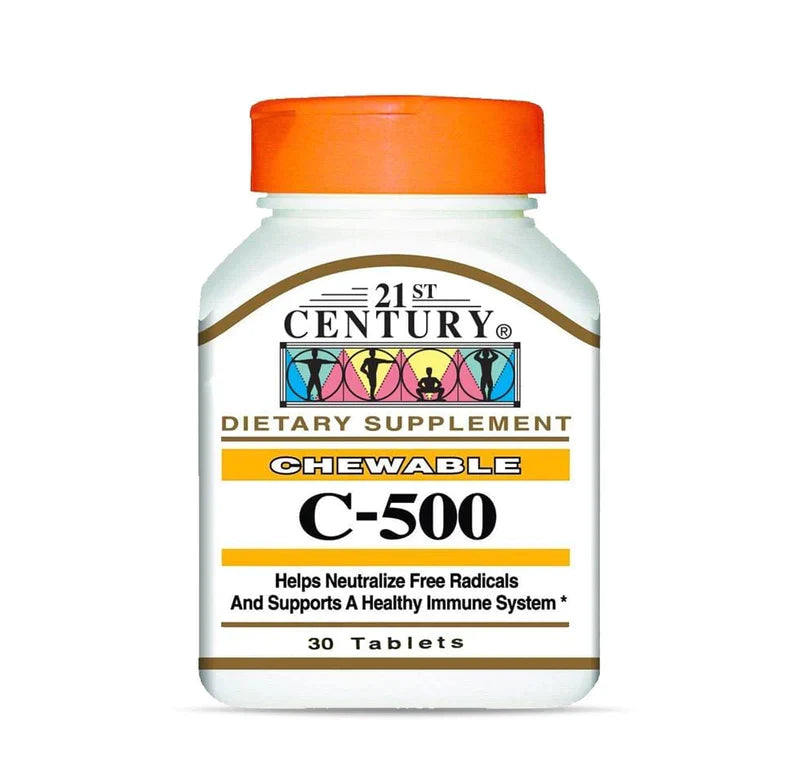 21St Century Vit C 500 Chewable 30'S