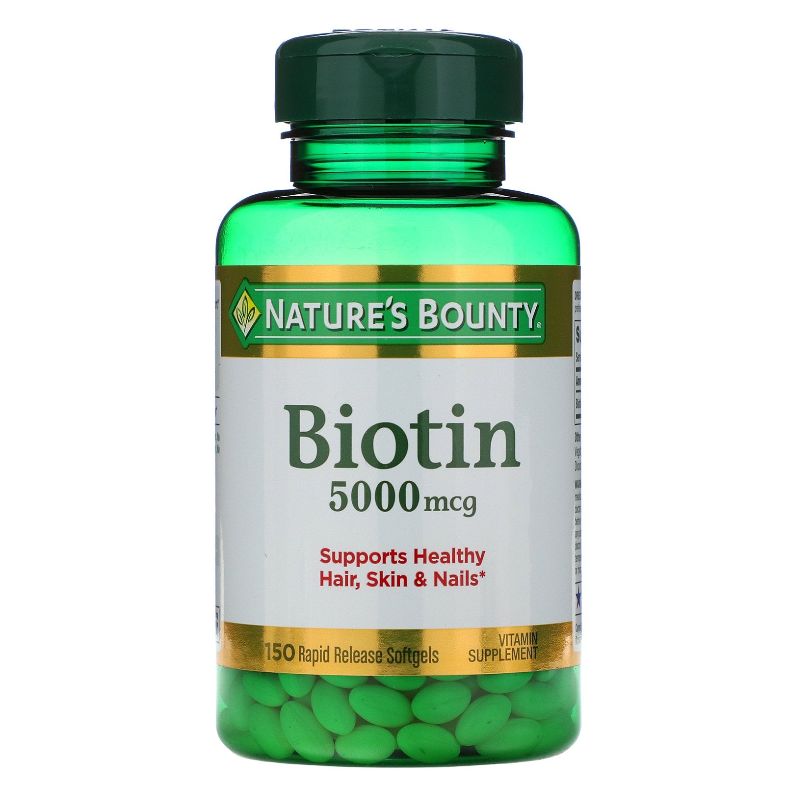 Natures Bounty Qd Biotin 5000 Mcg 60S