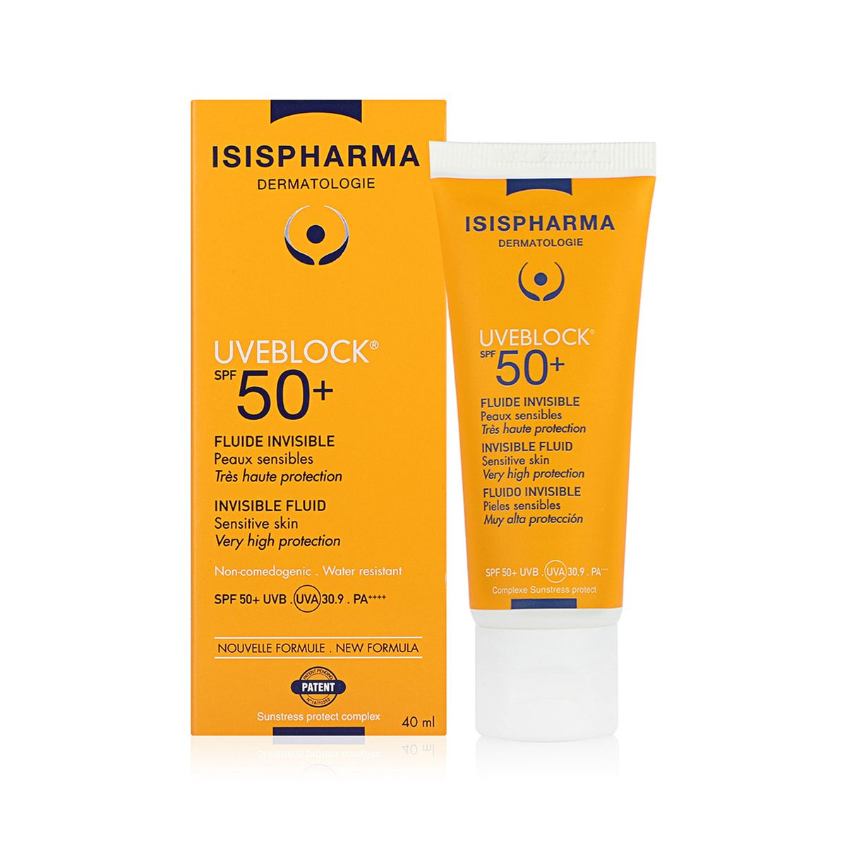 سائل إيزيس يو في بلوك SPF 50+ غير مرئي 40 مل (1+1)