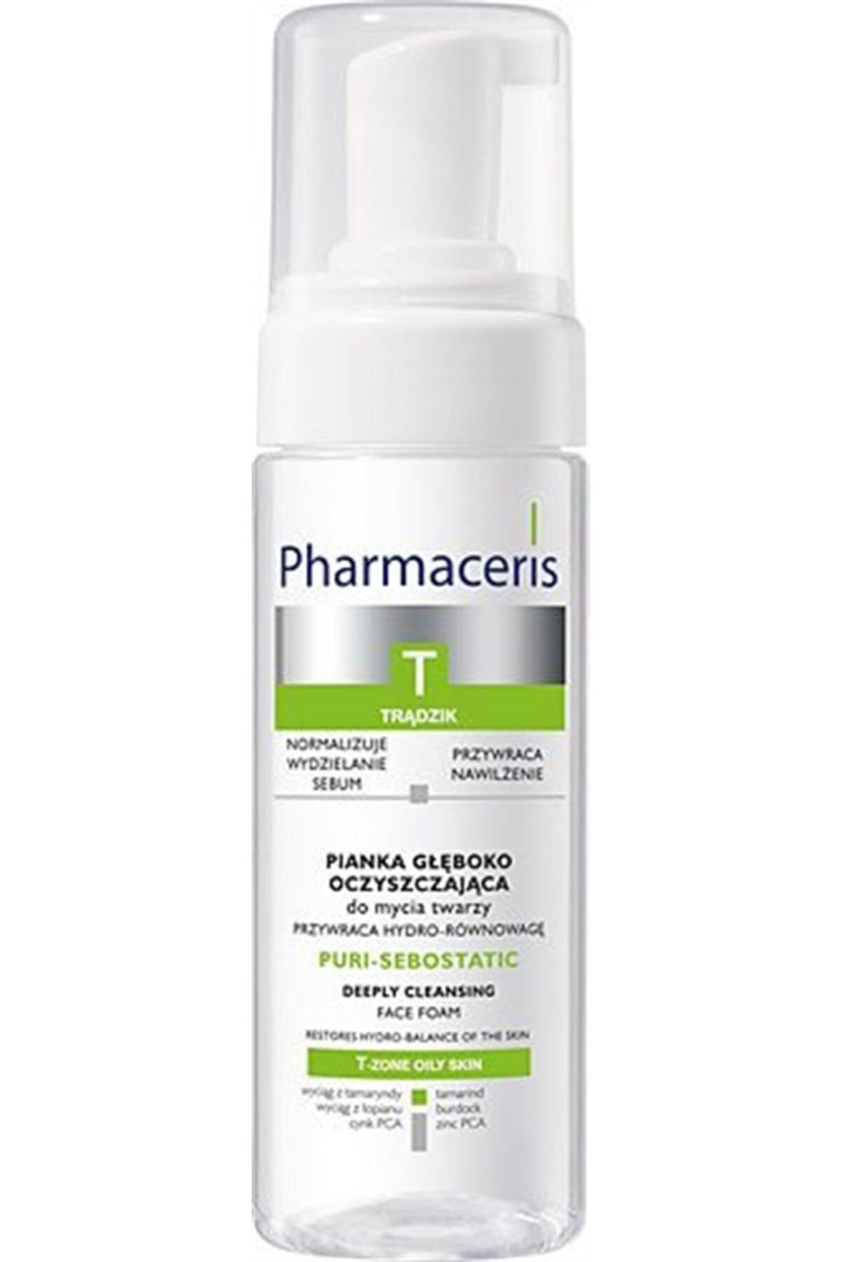 Pharmaceris T-Zone Deeply Cleansing Face Foam 150Ml