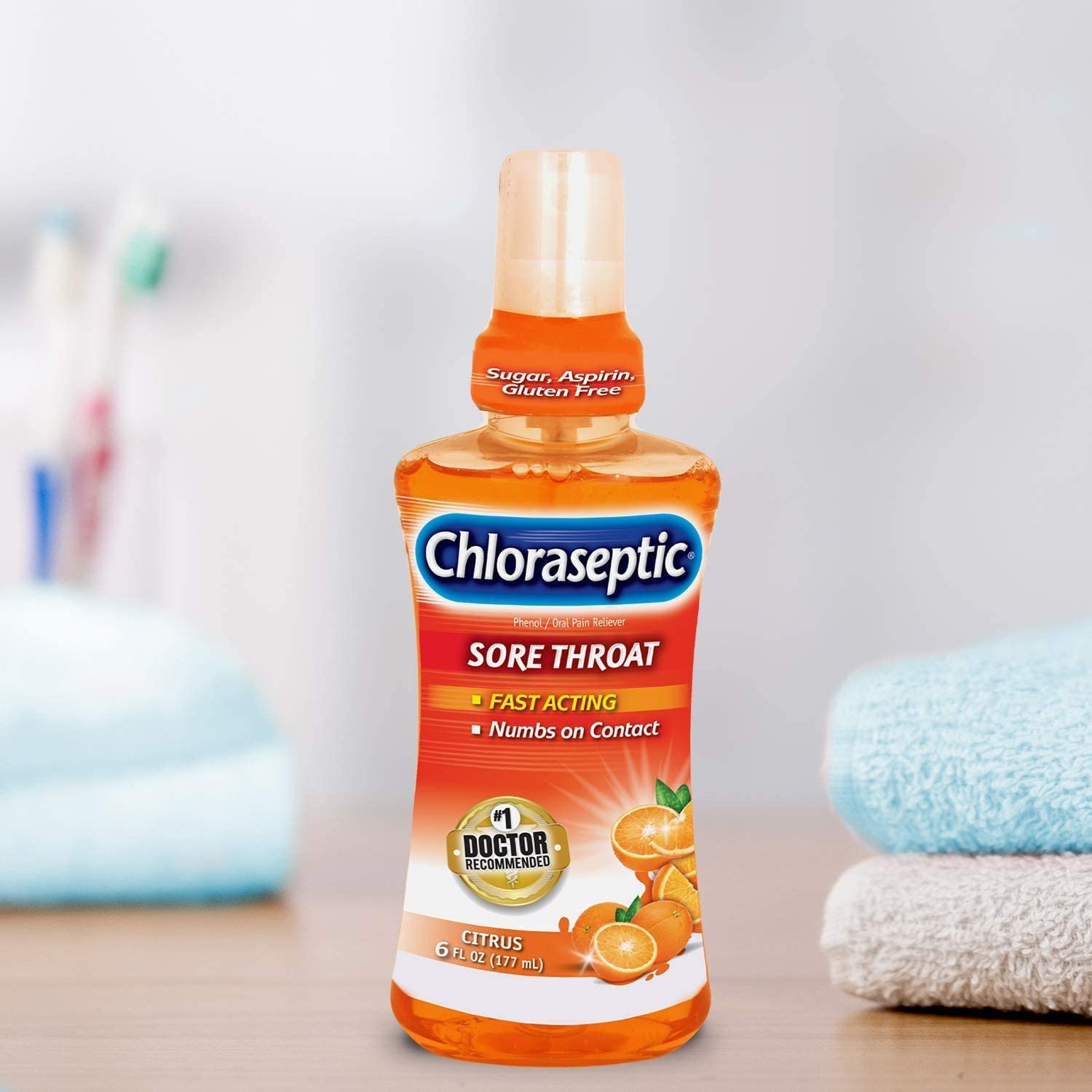 Chloraseptic Spray Citrus 177Ml