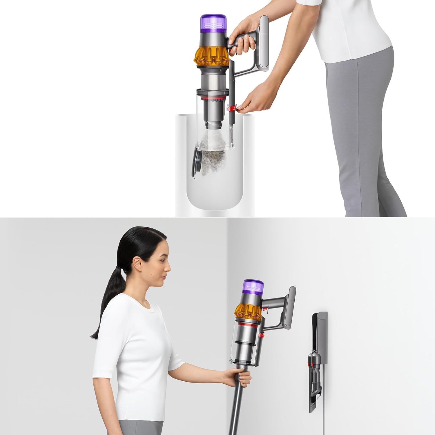 Dyson V15s Detect Submarine Vacuum Cleaner, Yellow/Nickel - International Version