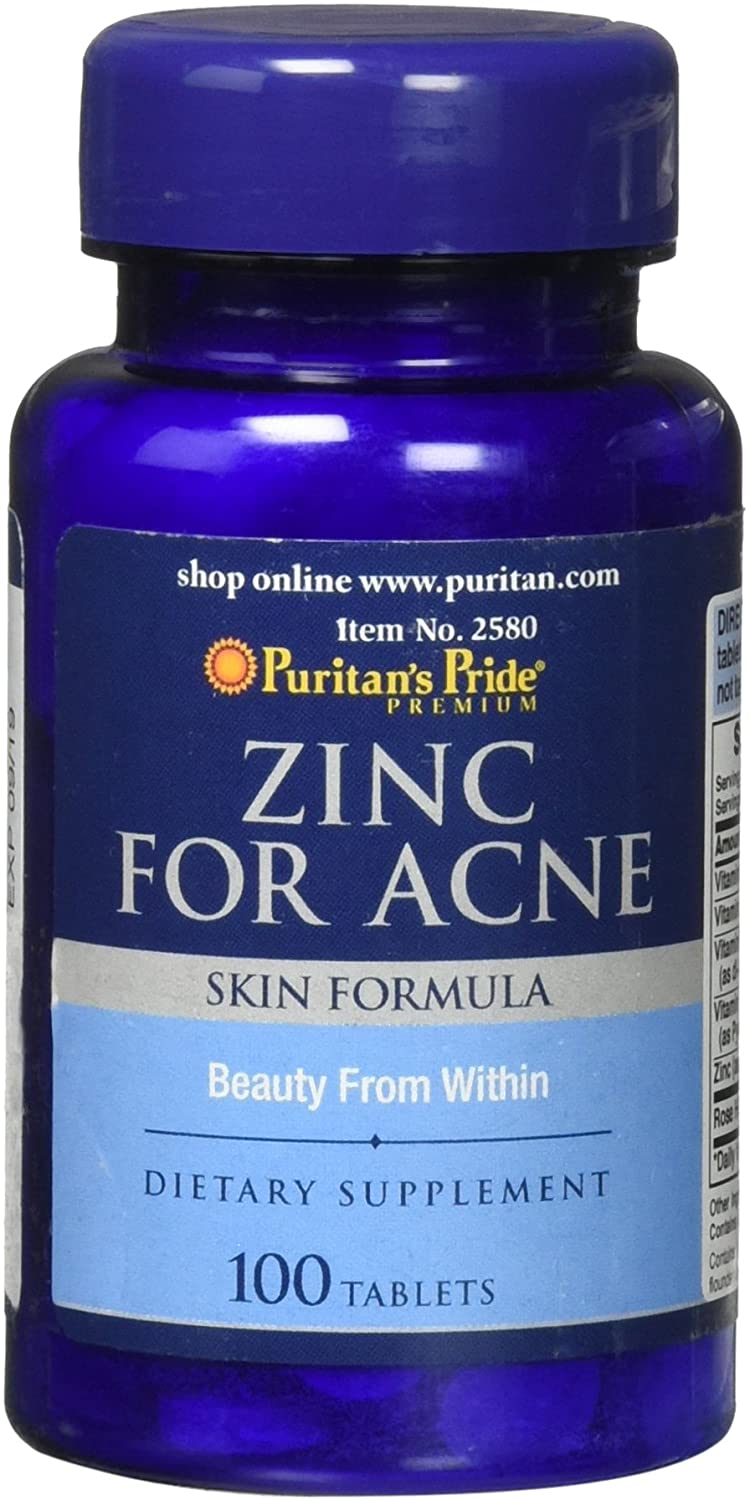Puritans Pride Zinc For Acne 100S