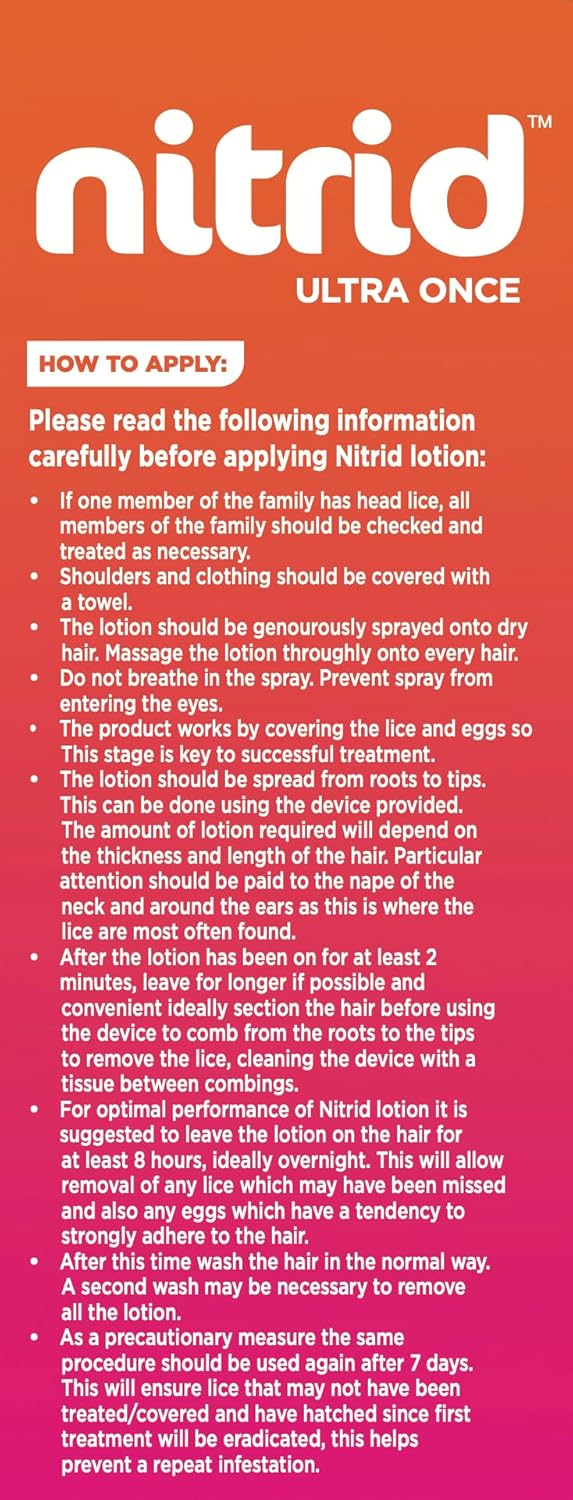 بخاخ نيتريد مضاد للقمل 120 مل