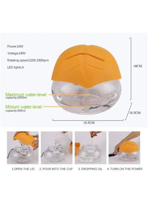 Leaf Shaped Electrical Watering Air Humidifier for Home