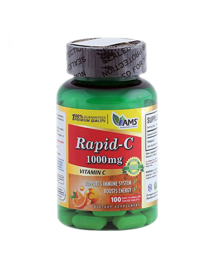 Ams Rapid-C 1000 Mg Tab 100S