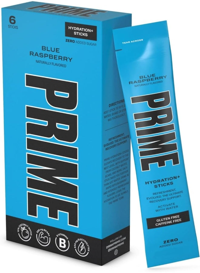 Blue Raspberry Hydration Stick Prime Blue Raspberry Hydration Sticks 9.71 g