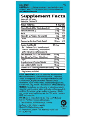 Total Lean Appetrex Control Clinically Shown To Reduce Calorie Intake