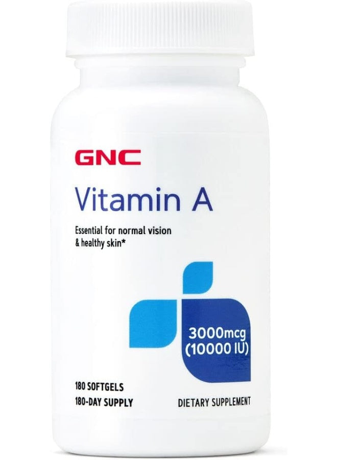 Vitamin A 3000Mcg 10000Iu, 180 Softgels