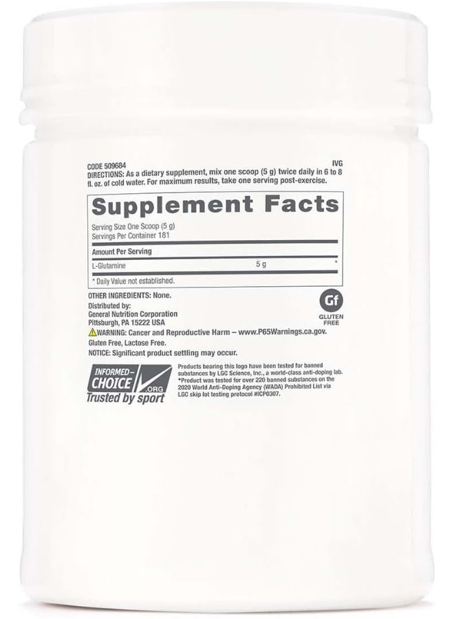 Pro Performance L-Glutamine 5000Mg Unflavored 181Svg